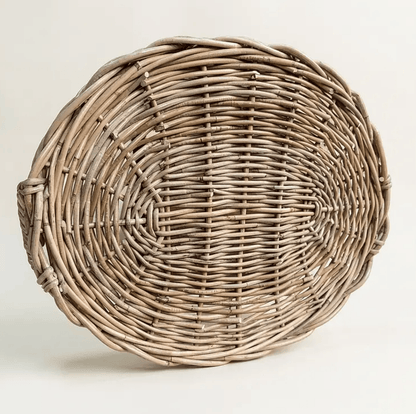 Rattan Oval Serving Tray