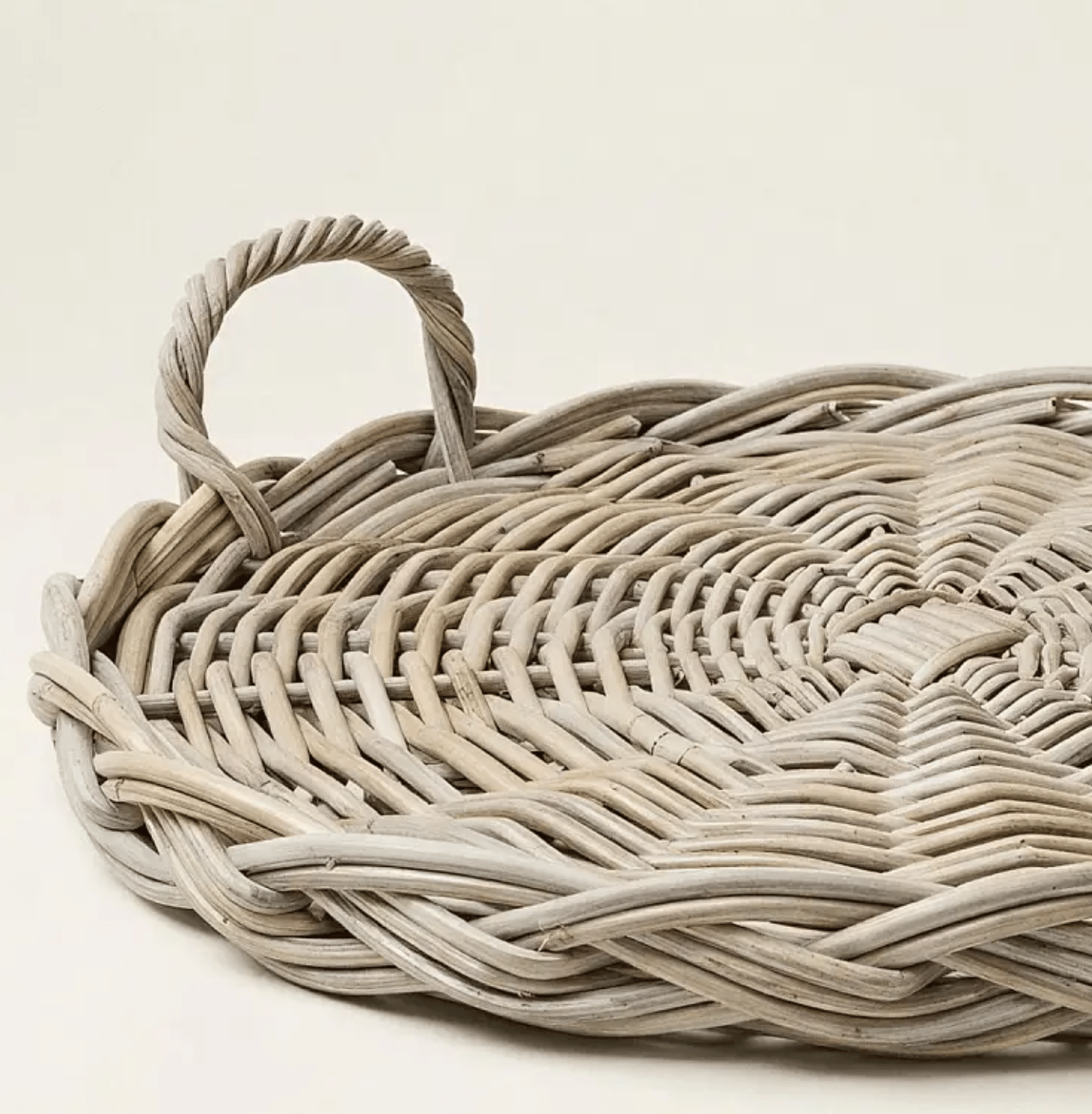Rattan Oval Serving Tray