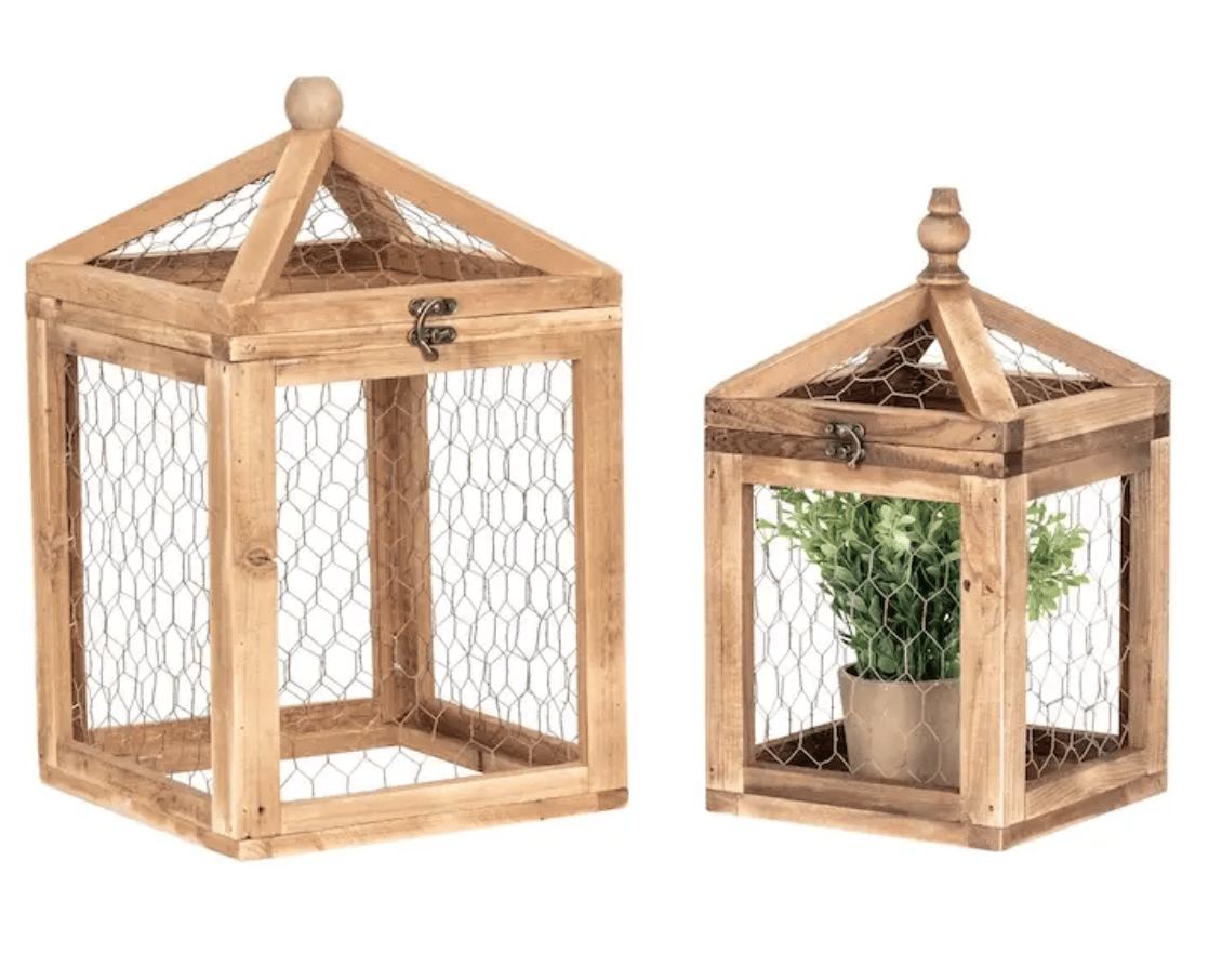Timber Garden Cloche