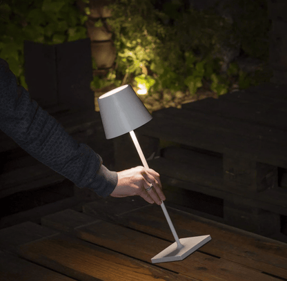 Cordless Rechargeable Touch Lamp - White