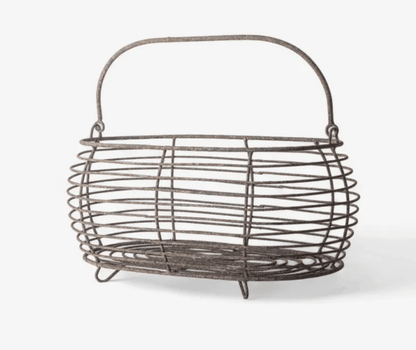 Wire Oval Egg Basket