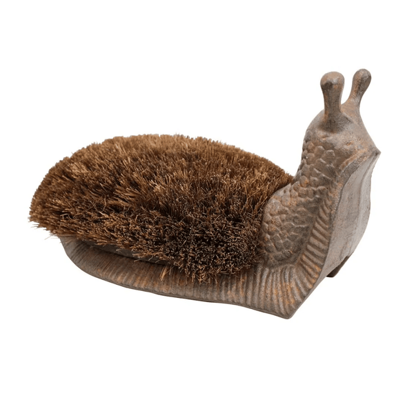 Cast iron boot brush snail - HAROLDS