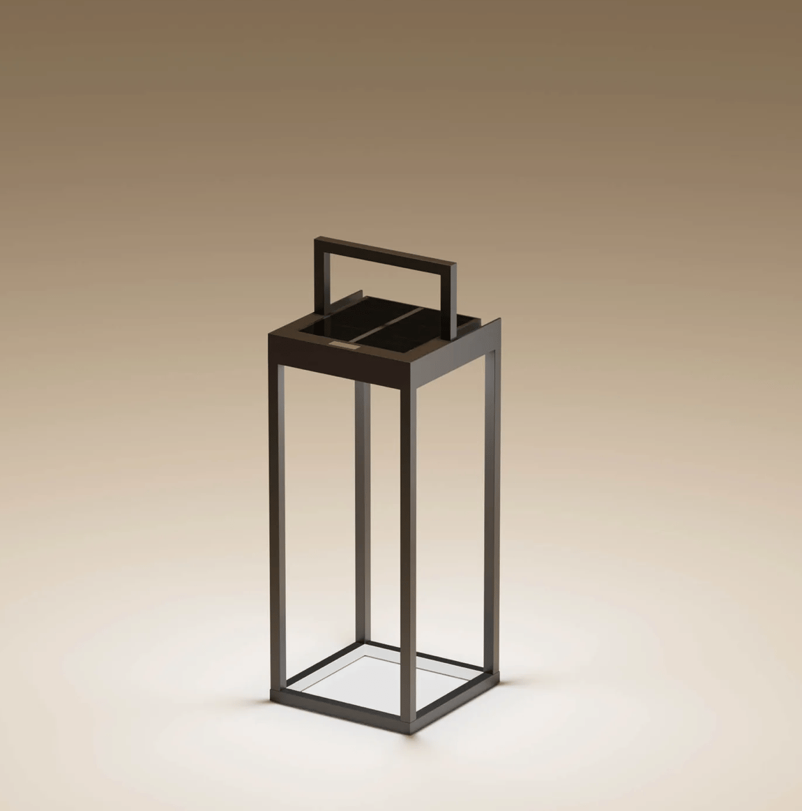 Black Solar Lantern