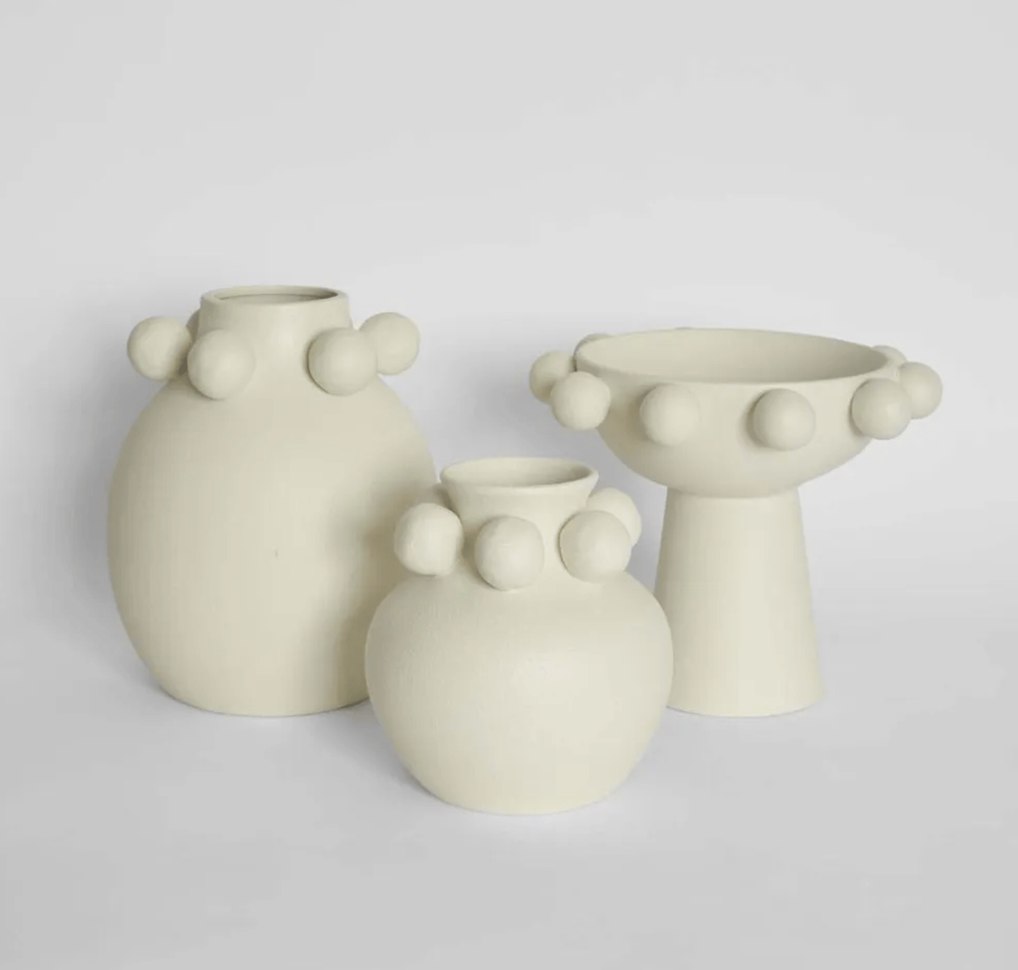 Bobble Ceramic Round Vase