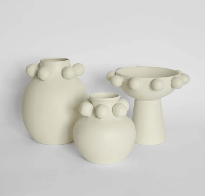 Bobble Ceramic Round Vase