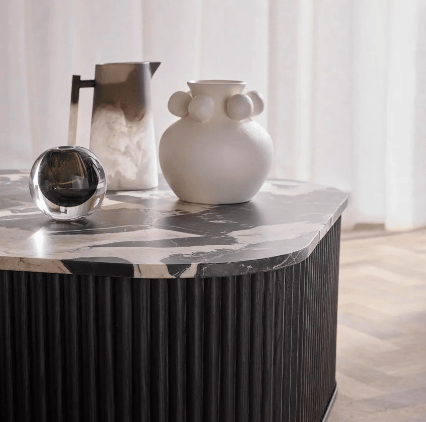 Bobble Ceramic Round Vase