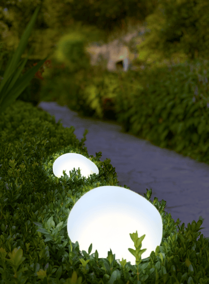Solar Glass Pebble Light