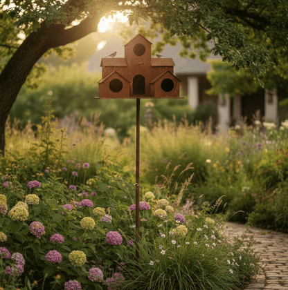 Manor house birdhouse stake - HAROLDS