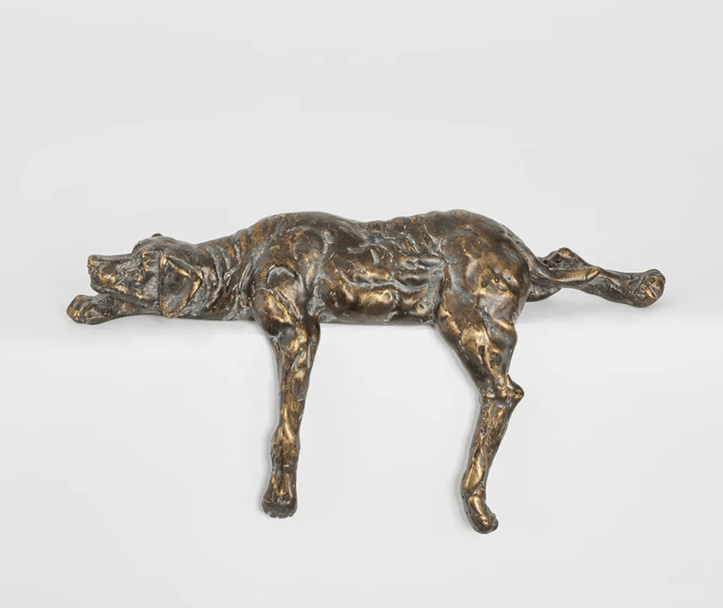 Benson Resting Dog Sculpture