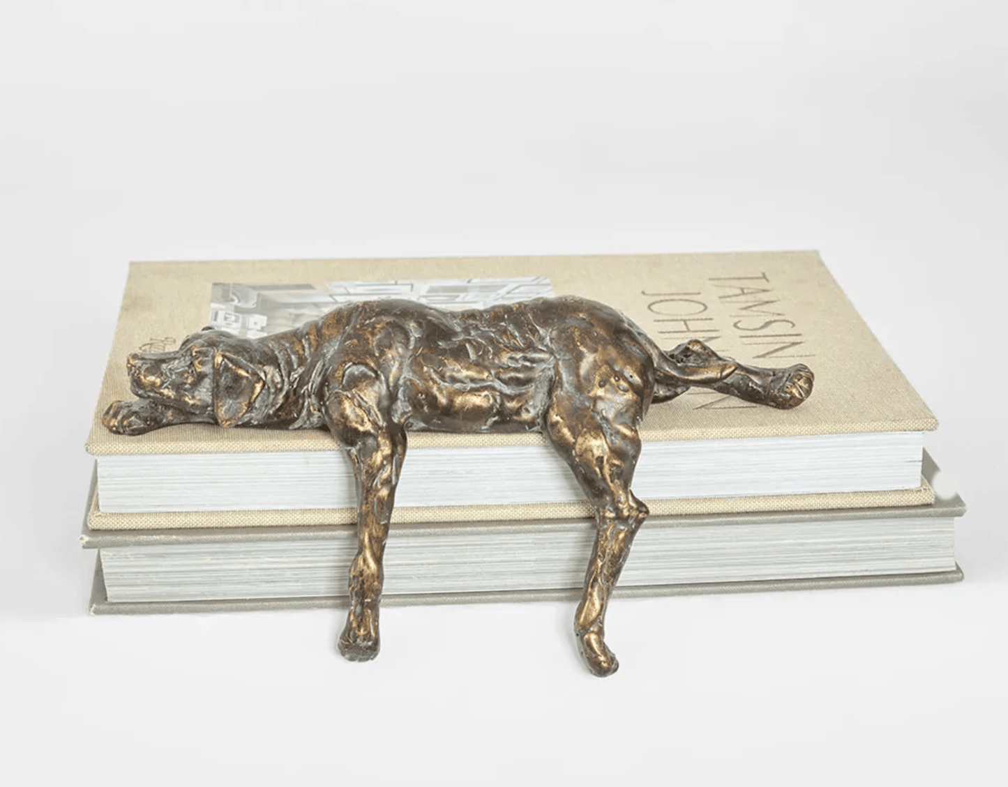 Benson Resting Dog Sculpture