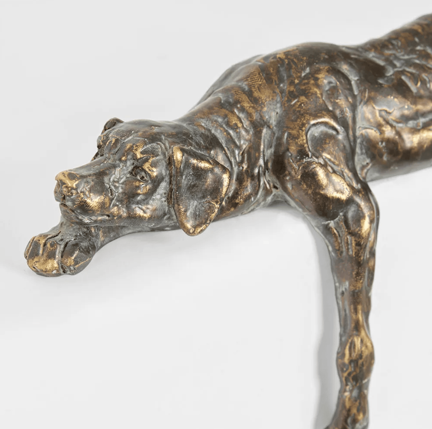 Benson Resting Dog Sculpture
