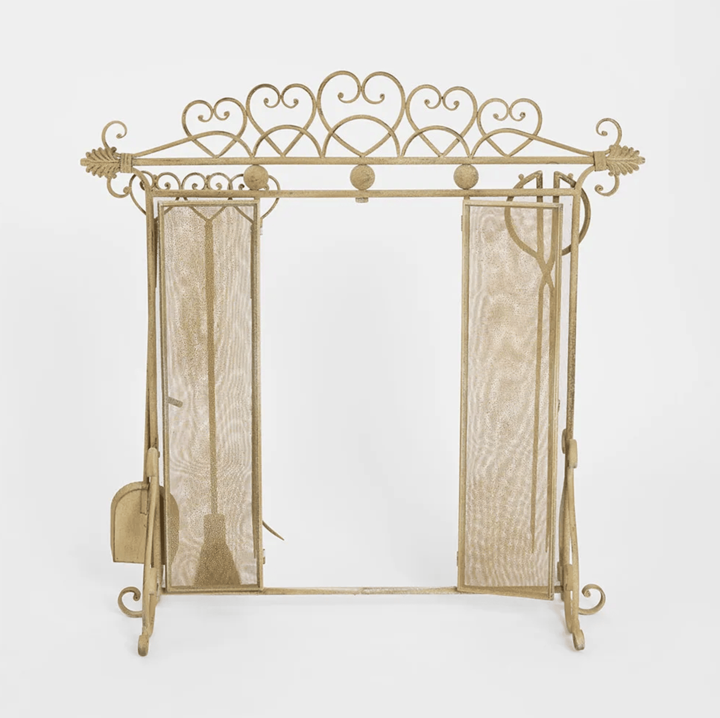Amour Firescreen with Tools - Gold