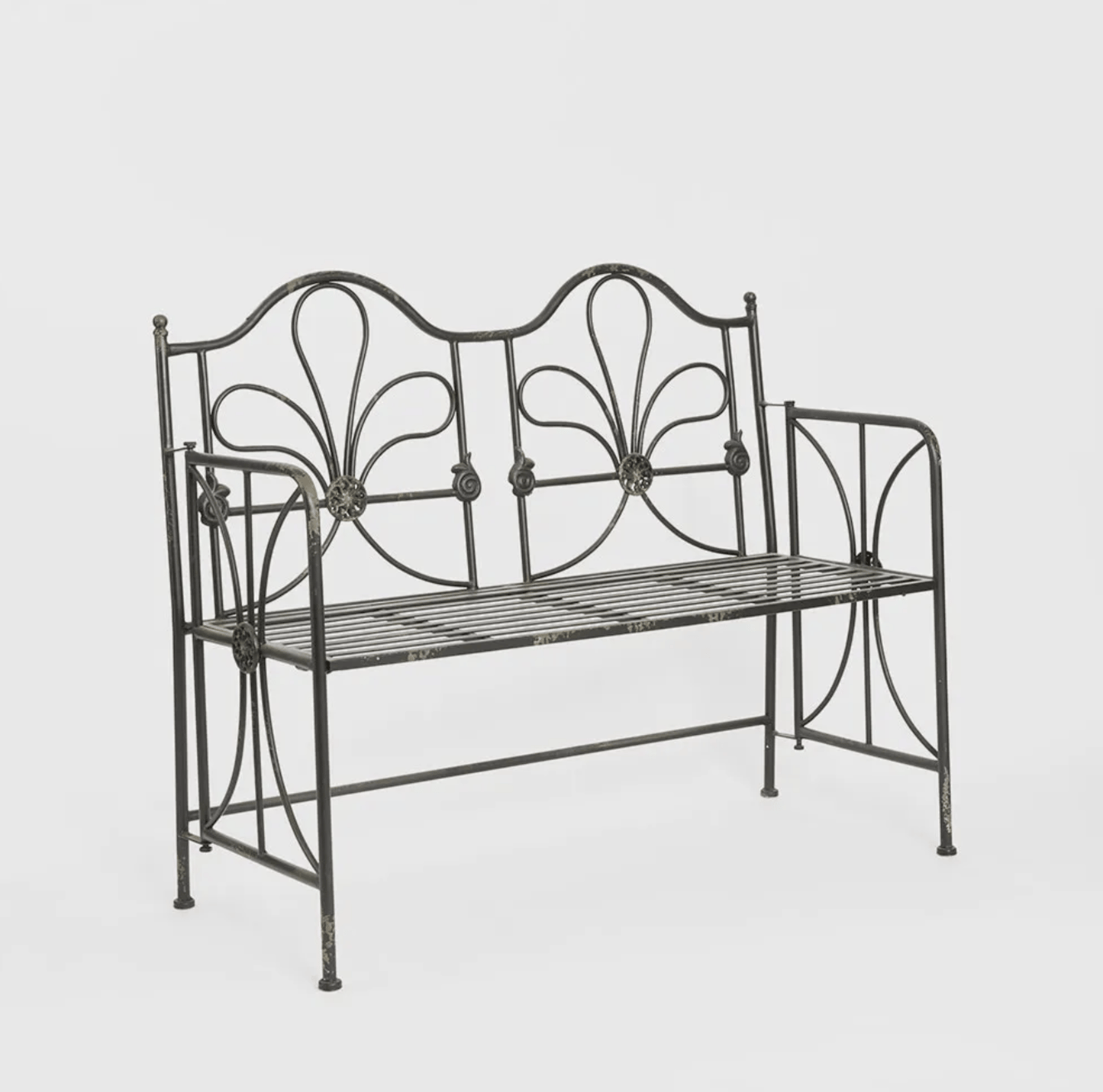 Ivy Garden Bench - Foldable Black