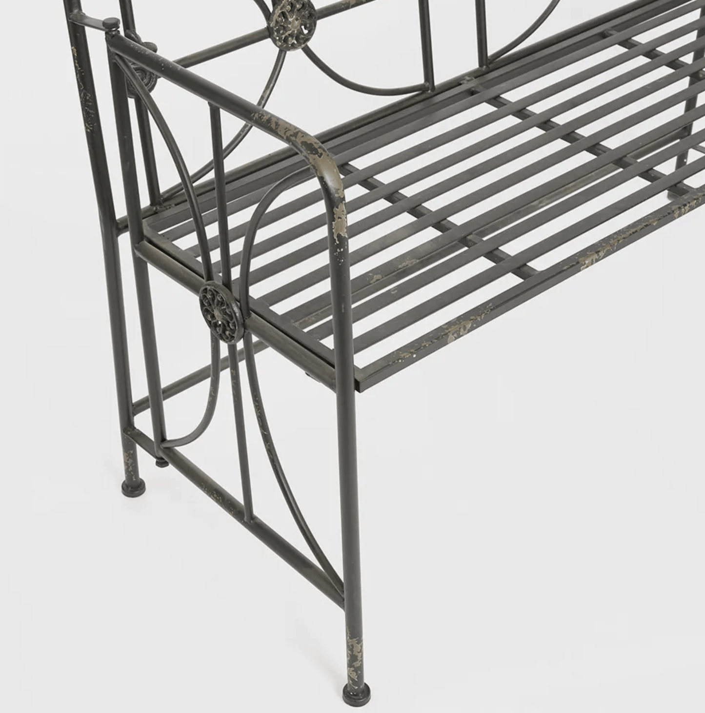 Ivy Garden Bench - Foldable Black