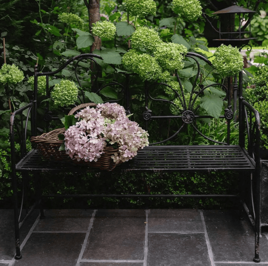Ivy Garden Bench - Foldable Black