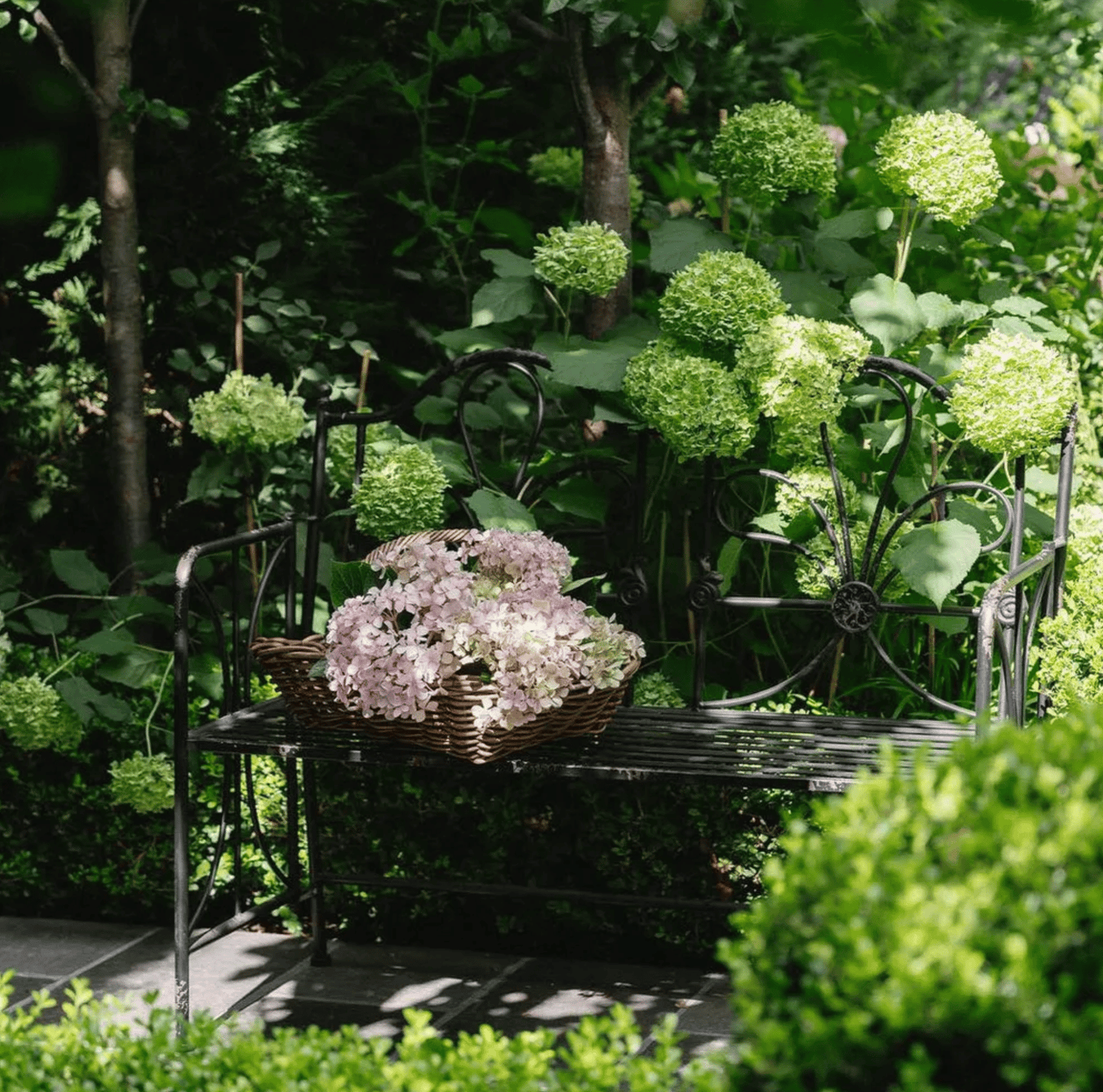 Ivy Garden Bench - Foldable Black