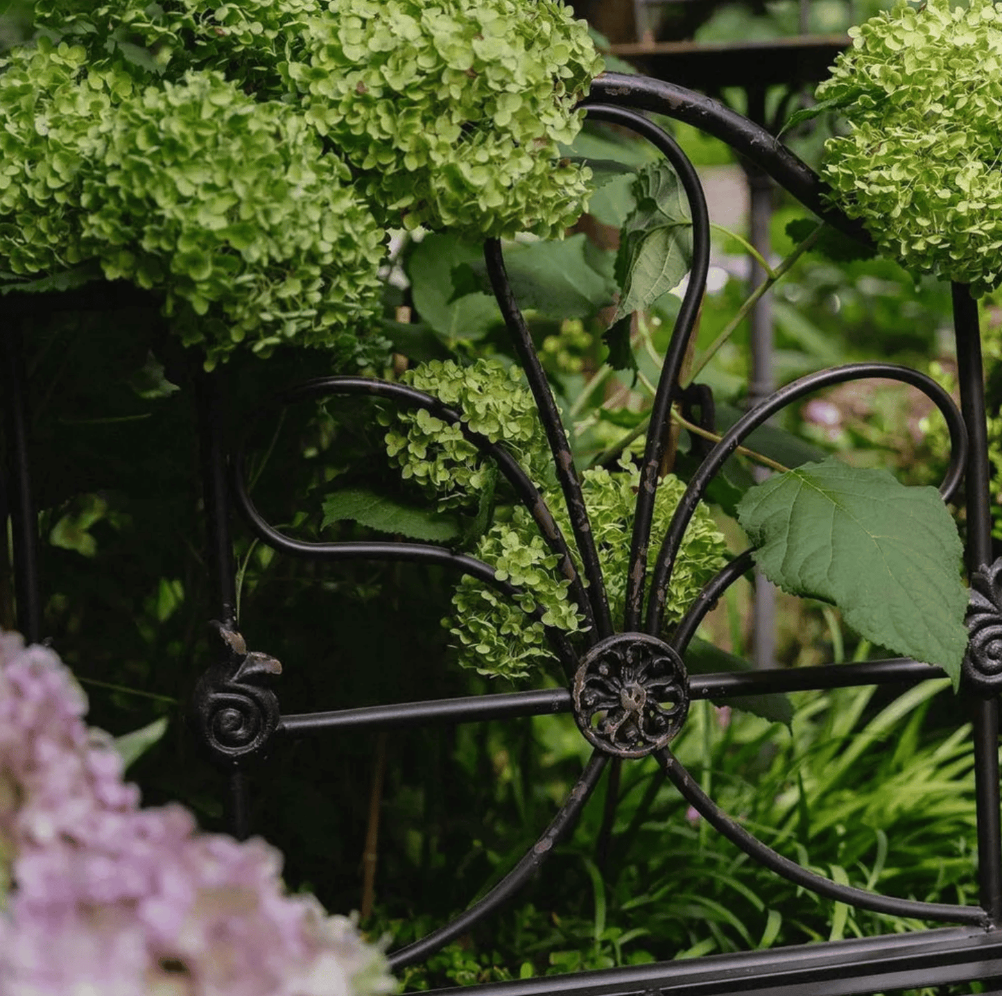Ivy Garden Bench - Foldable Black