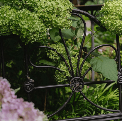 Ivy Garden Bench - Foldable Black
