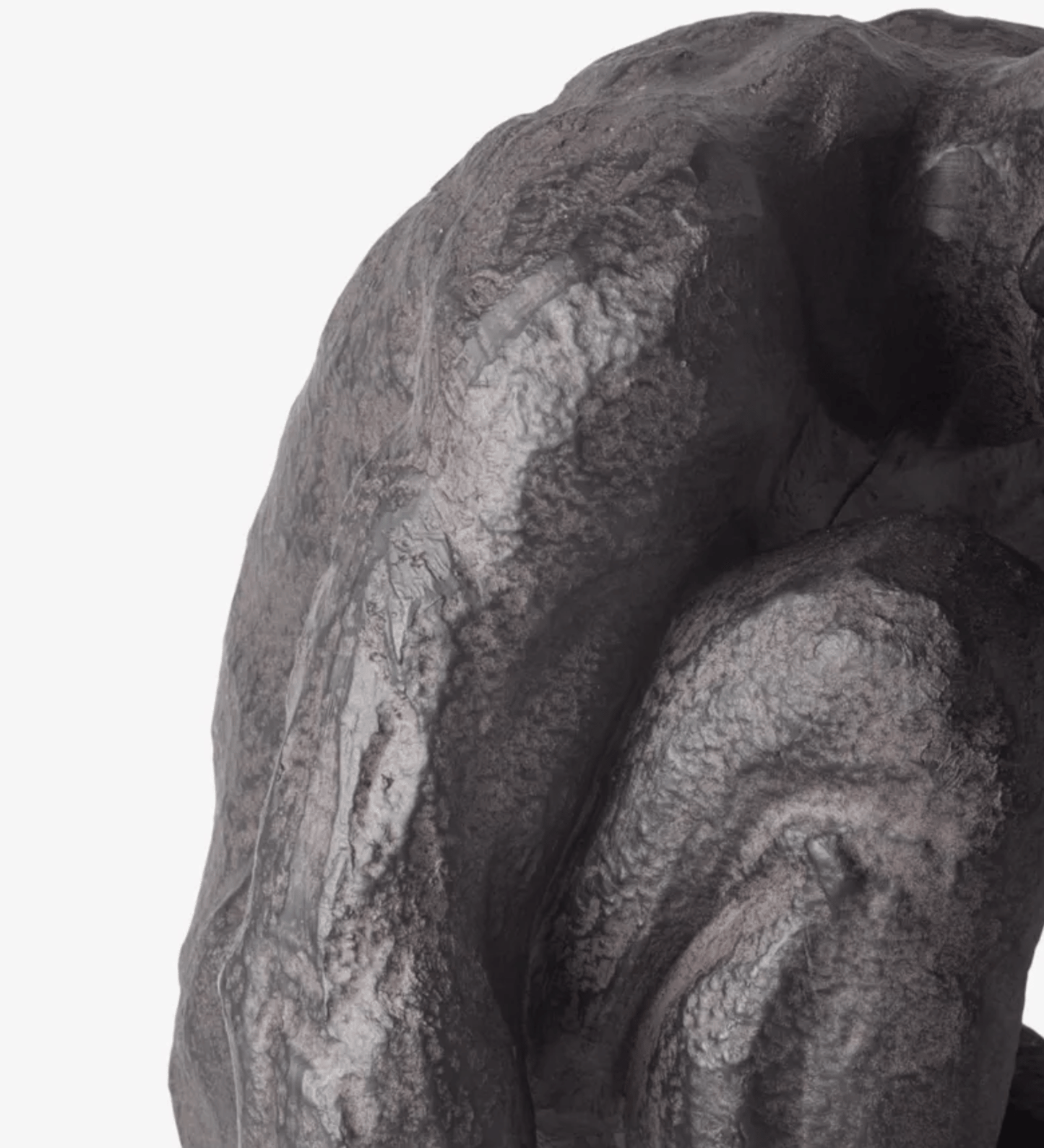 Crouching Man Sculpture