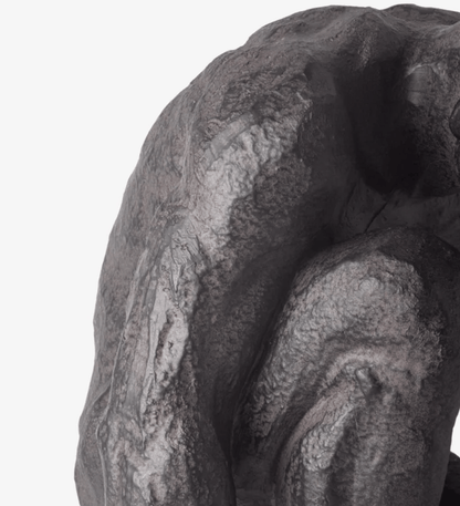 Crouching Man Sculpture