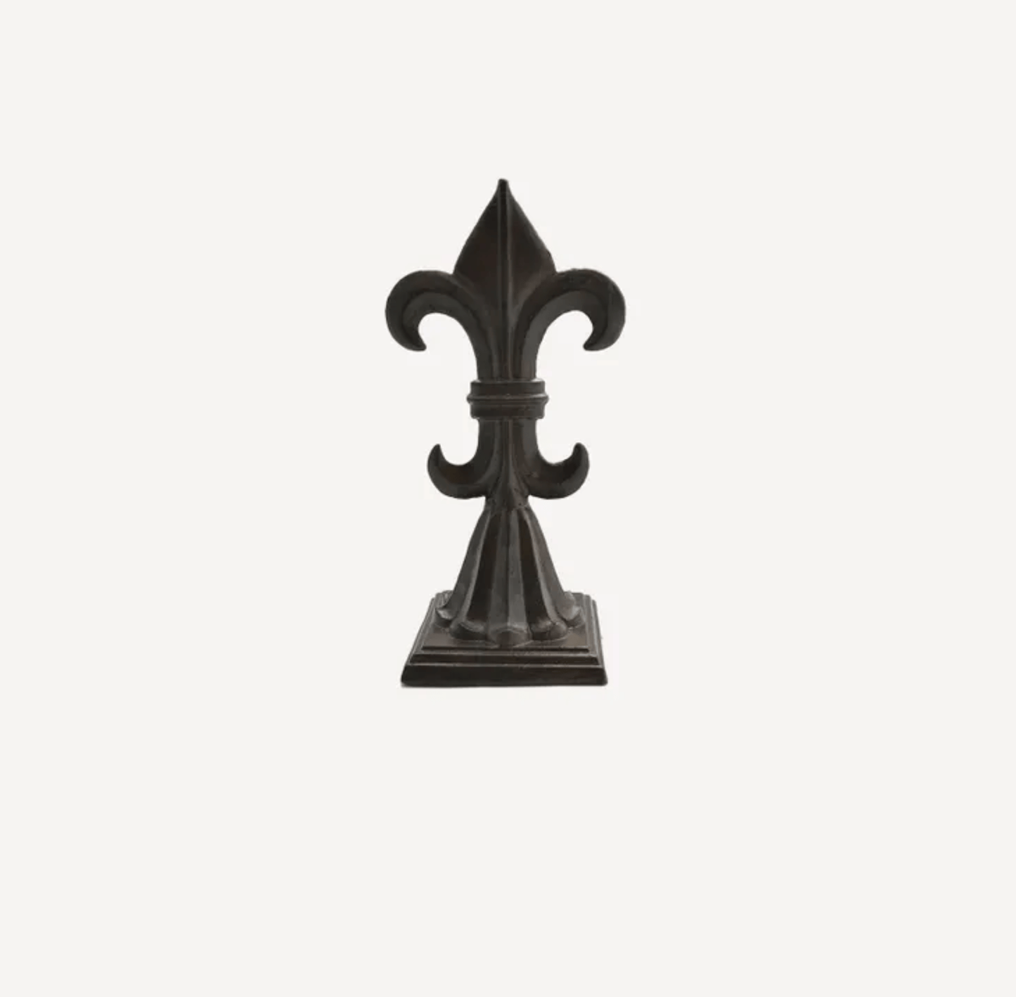 Fleur de Lys Iron Doorstop