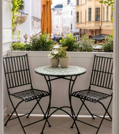 Green Tiled Bistro Table
