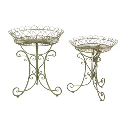 Florentine Round Plant Stands