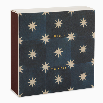 Navy Star Tile Square Matchbox