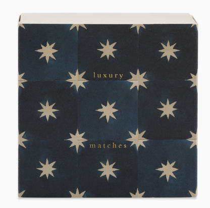 Navy Star Tile Square Matchbox