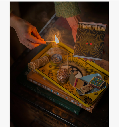Sun Ray Square Matchbox