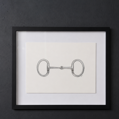 Horse Bit Study Framed Artwork