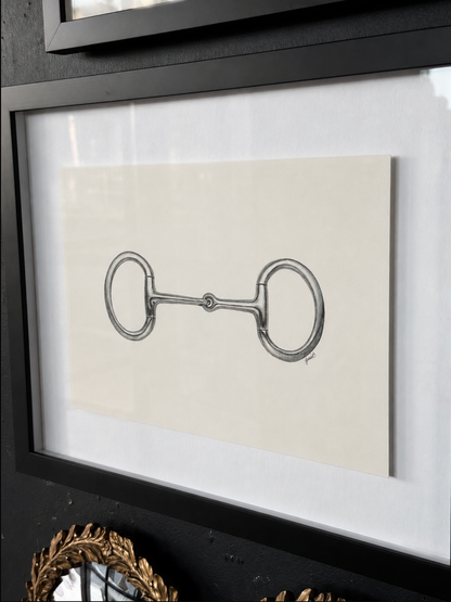 Horse Bit Study Framed Artwork