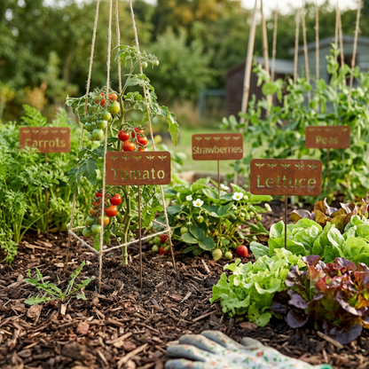 Rust Vegetable Stakes Set of 5