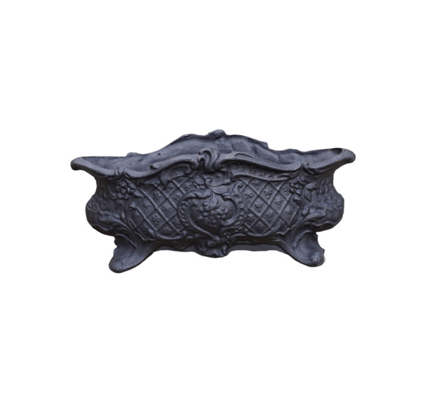 Matte black cast iron planter - HAROLDS