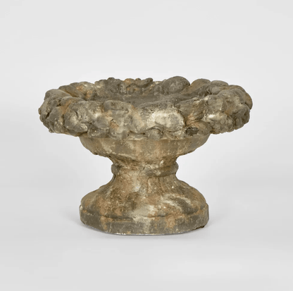 Aged Patina Low Planter