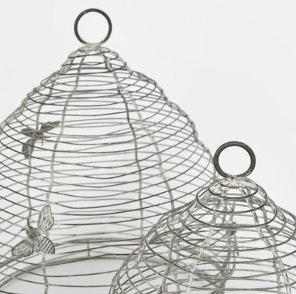 Bee Garden Cloche - Zinc