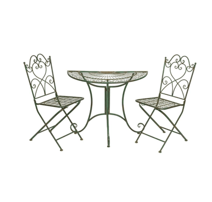 Orangerie Iron Console Table - Green