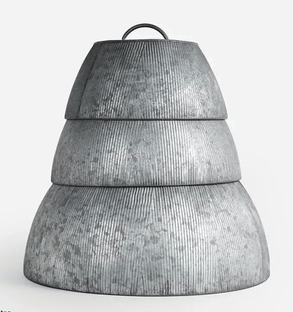 Ribbed Tin Food Cloche