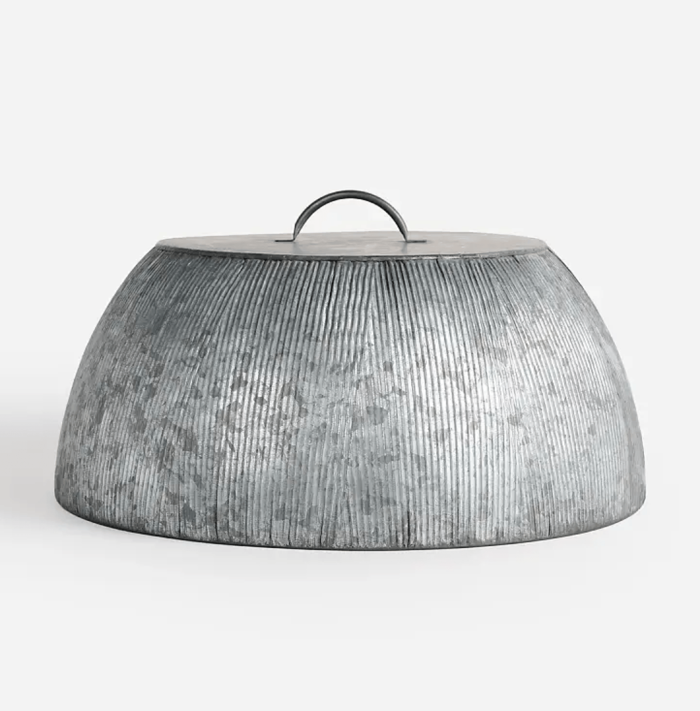 Ribbed Tin Food Cloche