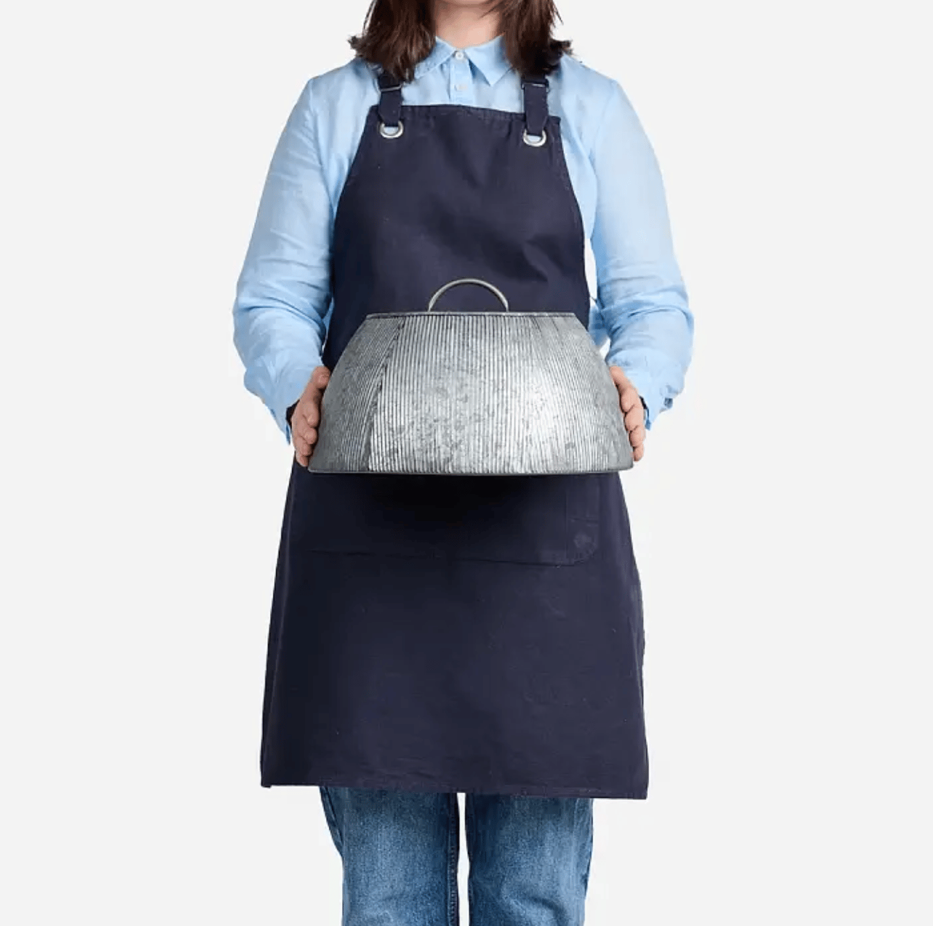 Ribbed Tin Food Cloche
