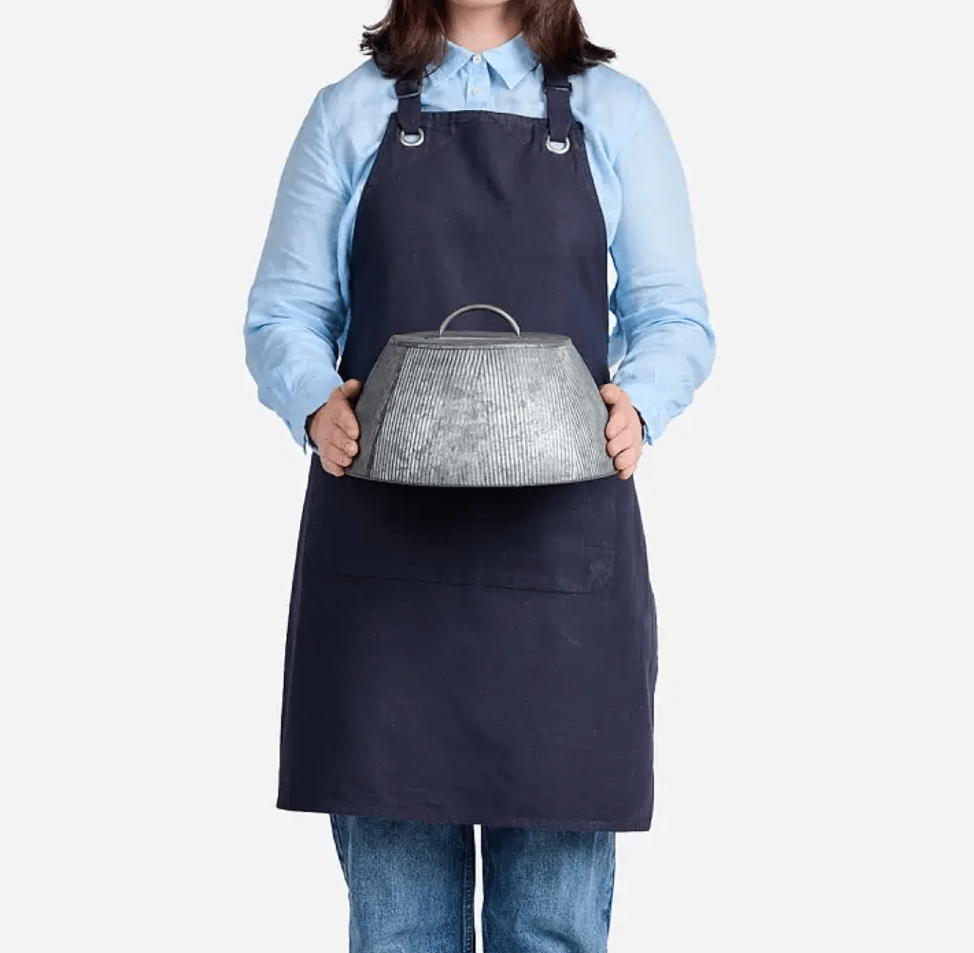 Ribbed Tin Food Cloche
