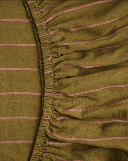 Tapenade Striped Linen