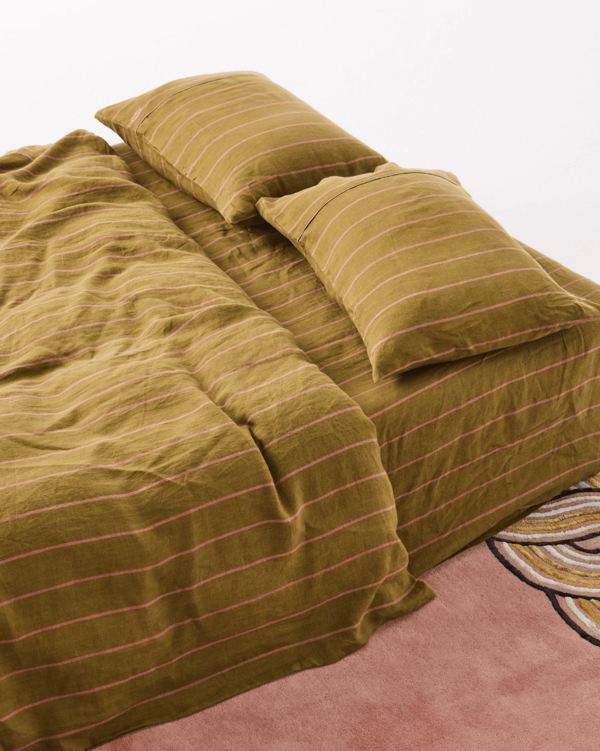 Tapenade Striped Linen
