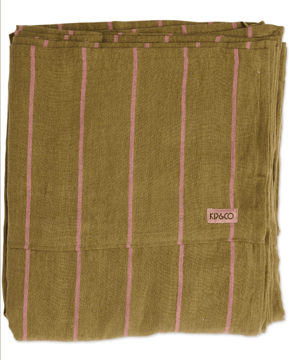 Tapenade Striped Linen