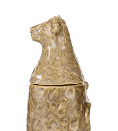 Pastoral Cow Trinket Jar