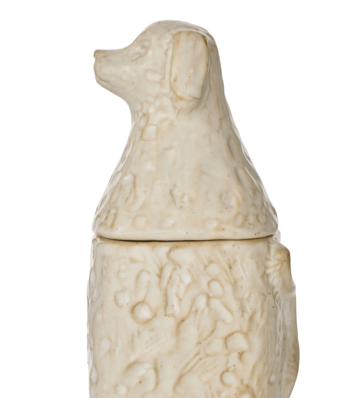 Pastoral Dog Trinket Jar