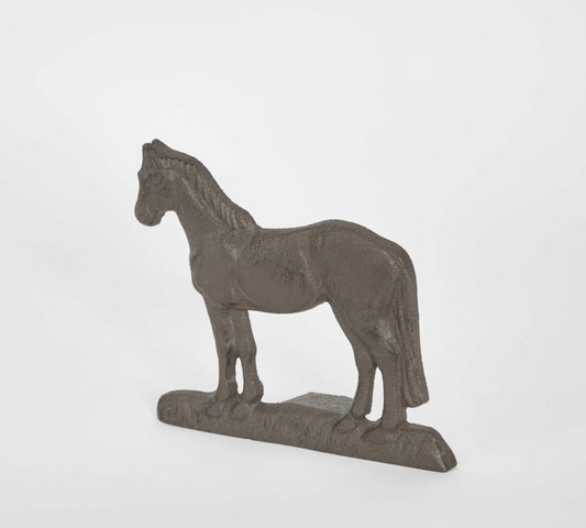 Rustic Horse Door Stop