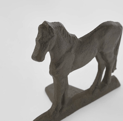 Rustic Horse Door Stop