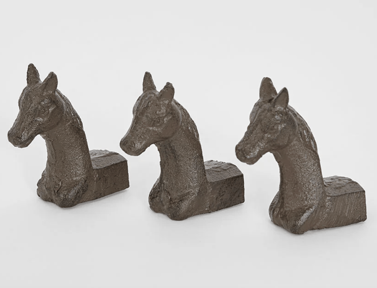 Rustic Horse Pot Feet - Set of 3