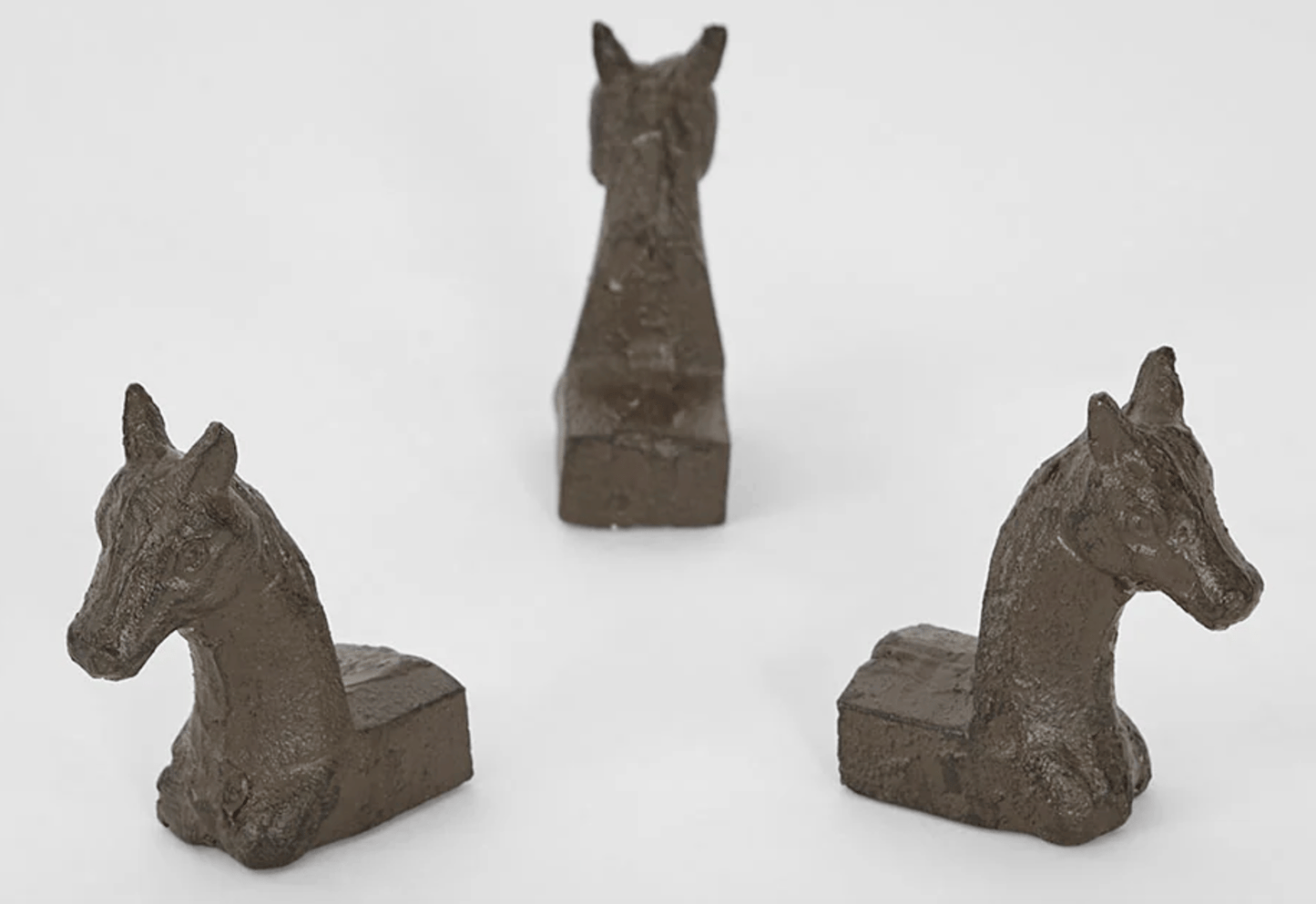 Rustic Horse Pot Feet - Set of 3